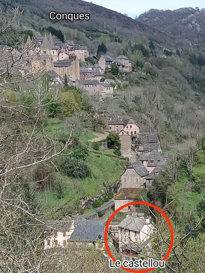 Le Castellou Bed & Breakfast Conques Exterior foto